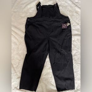 Black overalls